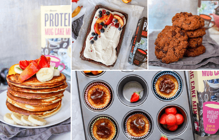 5 rețete delicioase de fitness cu amestecul proteic Mug Cake