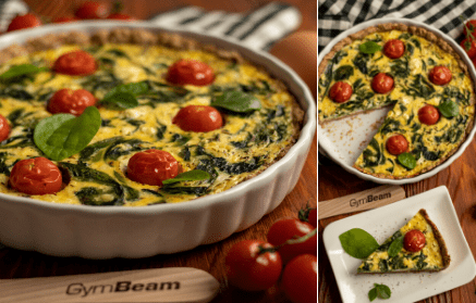 Rețetă fitness: Quiche de spanac – tartă sărată franțuzească