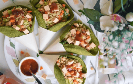 Rețetă Fitness: Tortillas vegane cu quinoa și legume