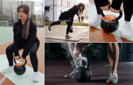 8 cele mai bune exerciții pentru fese și picioare cu Kettlebell