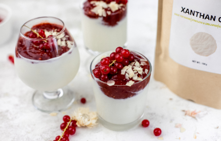 Rețetă Fitness: Panna Cotta cu brânză de vaci și fructe de pădure