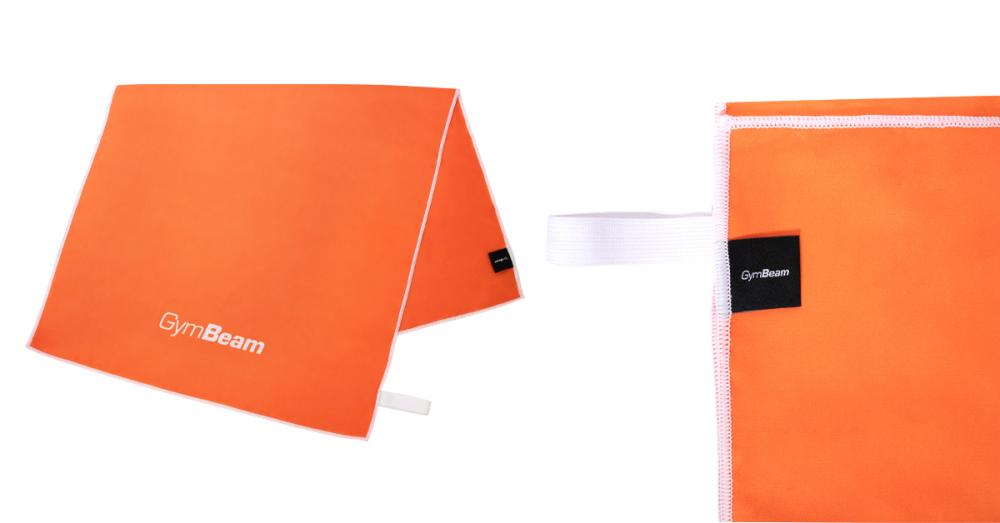 Prosop sport cu uscare rapidă Orange/White - GymBeam