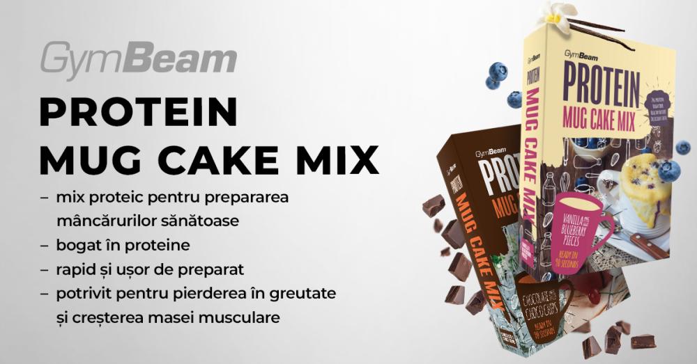 Mug Cake Mix proteic 500 g - GymBeam