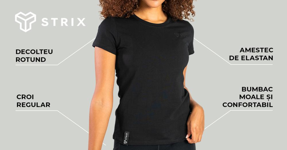 Tricou pentru femei Essential Tee Black - STRIX