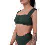 Miami Retro Bikini Top Green - NEBBIA