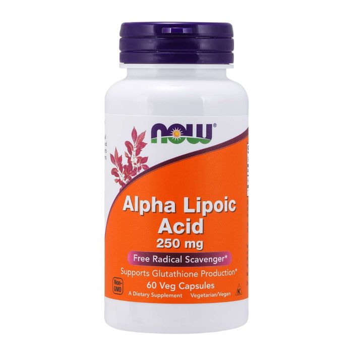 Acid alfa lipoic 250 mg - NOW Foods