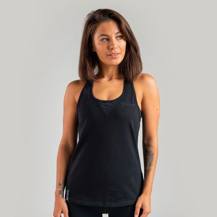 Maiou pentru femei Essential Tank Black - STRIX