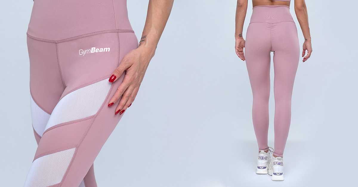 Colanți pentru femei Fave Dusty Rose - GymBeam